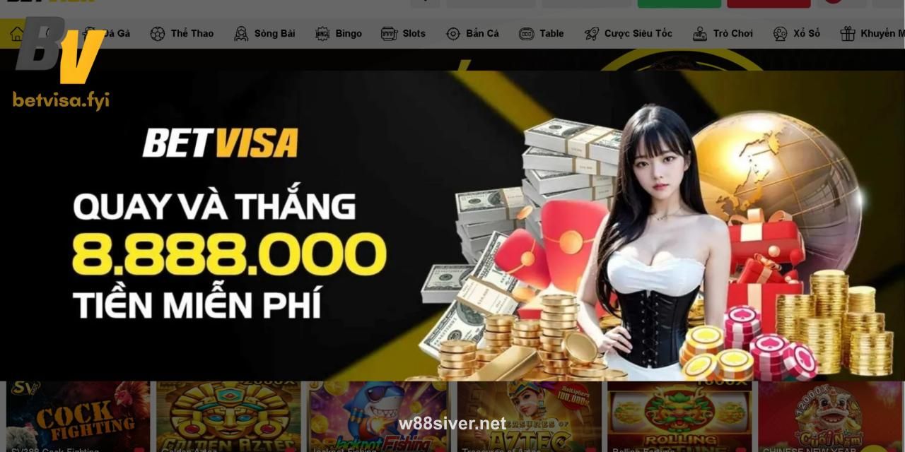 Giao diện vòng quay may mắn tại ứng dụng BetVisa